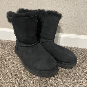Women's Black Fur-Lined Boots